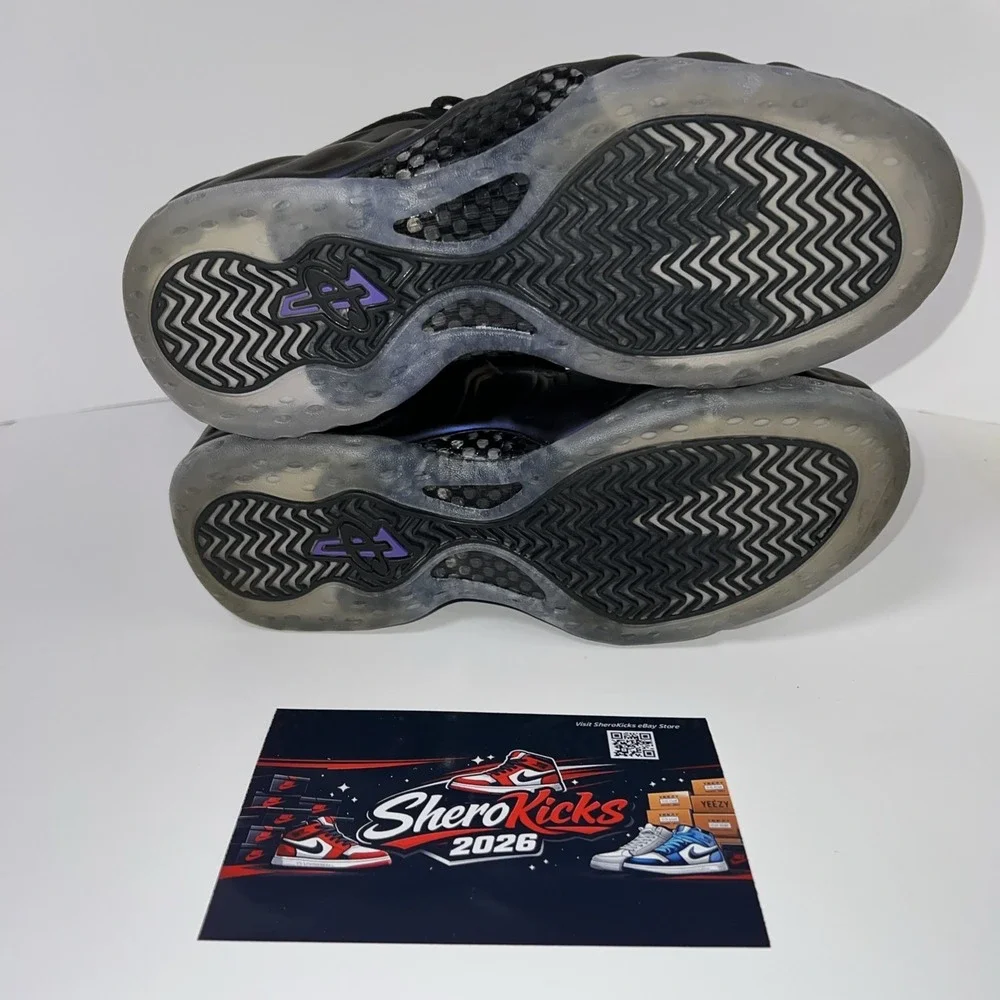 Nike Air Foamposite One 2017 Size 8 | Eggplant 314996-008 | Preloved, No Box Lid